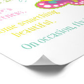 Sei wie das Butterfly Kids Poster (Ecke)