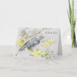 Sei wie das Vogelgedicht von Victor Hugo Karte