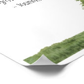 Sei wie ein Baum Inspiration Wall Art Print Poster (Ecke)