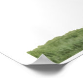 Sei wie ein Baum Inspiration Wall Art Print Poster (Ecke)