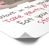 Sei wie ein Igel Poster (Ecke)