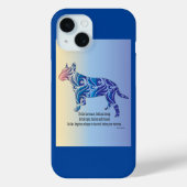 Sei wie Hurrikan und Tiger BULL TERRIER Art Case-Mate iPhone Hülle (Rückseite)