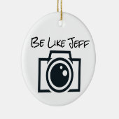 Sei wie Jeff Christmas Keramik Ornament (Rechts)
