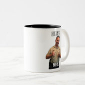 Sei wie Mike-Kaffee-Tasse Zweifarbige Tasse (VorderseiteRechts)