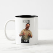 Sei wie Mike-Kaffee-Tasse Zweifarbige Tasse (Links)