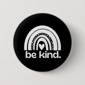 Sei wie Rainbow Button (Vorderseite)