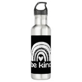 Sei wie Rainbow Edelstahlflasche (Vorderseite)