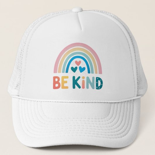 Sei wie Rainbow Truckerkappe (Vorderseite)
