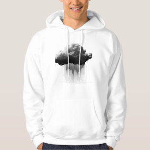 Sei wie Regen - Inspirierende Zitat Kunst Hoodie