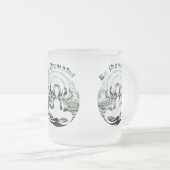 Sei wie Wasser täglich zen Mattglastasse (VorderseiteRechts)