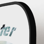 Sei wie Wasser täglich zen Pickleball Schläger (Linke Seite)