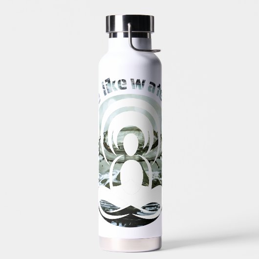 Sei wie Wasser täglich zen Trinkflasche (Links)