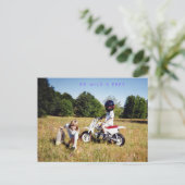 SEI WILD & FREI POSTKARTE (Stehend Vorderseite)