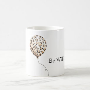 Sei Wild Leopard Print Ballon Kaffeetasse