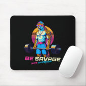Sei wild, nicht durchschnittlich Gepard Bodybuilde Mousepad (Mit Mouse)