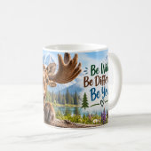 Sei wild, sei anders, Elch Kaffeetasse (VorderseiteRechts)