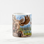 Sei wild, sei anders, Elch Kaffeetasse (Mittel)