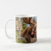 Sei wild, sei anders, Elch Kaffeetasse (Links)