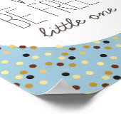 Sei wild, sei frei Kleiner Junge Kinderzimmer Wand Poster (Ecke)