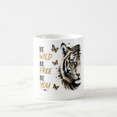 Sei wild, sei frei, sei du selbst Tasse | Tiger Mo (Mittel)
