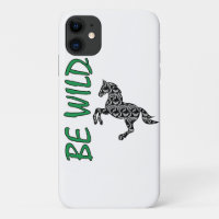 Sei wild-stark und dekorativ Pferd 
