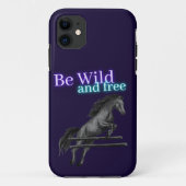 Sei wild und frei beim Springen Case-Mate iPhone Hülle (Rückseite)