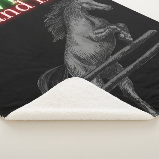 Sei wild und frei beim Springen Sherpadecke (3/4)