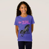 Sei wild und frei beim Springen T-Shirt (Vorne ganz)