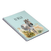 Sei Wild Zebra Notizblock (Rechte Seite)