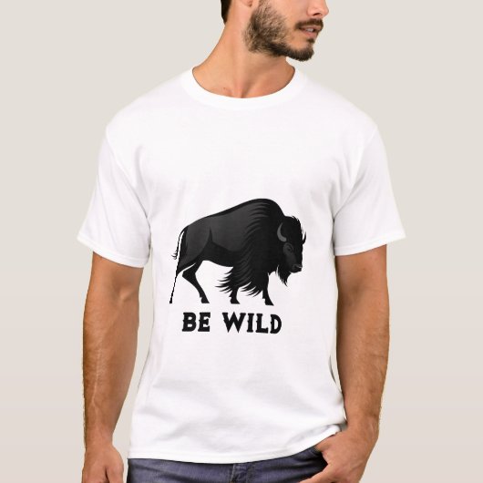 Sei Wilder Bison T-Shirt (Vorderseite)