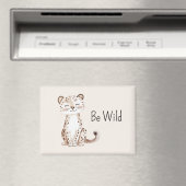 Sei wilder Gepard Magnet (In Situ (Geschirrspüler))