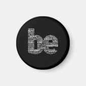 Sei Word Art Magnet (Vorne)