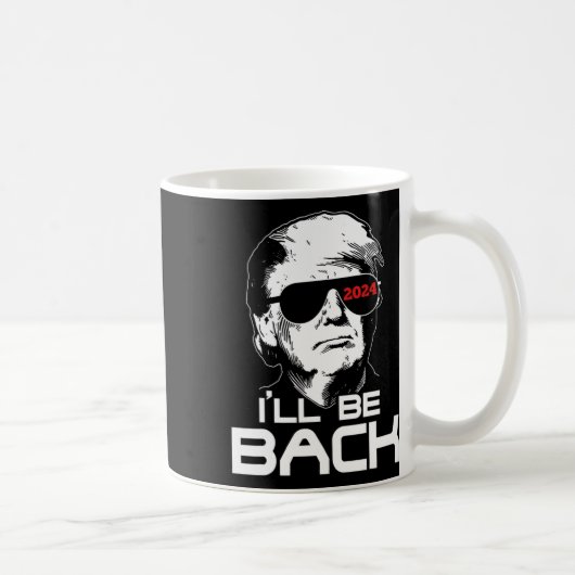 Sei zurück zu Trump 2024 Kaffeetasse (Rechts)