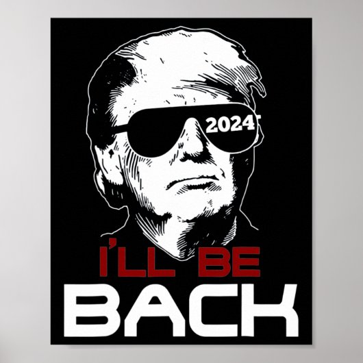 Sei zurück zu Trump 2024 Poster (Vorne)