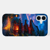 Seichi no Yoru (Heilige Nacht) iPhone Hülle (Rückseite (Horizontal))