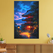 Seichi no Yoru (Heilige Nacht) Leinwanddruck (Insitu (Wohnzimmer))