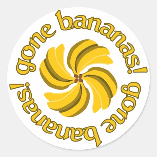 Seid Bananen! Aufkleber (Vorderseite)