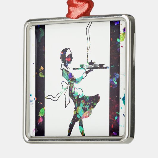 SEID DIEJENIGEN, DIE DIENEN! ORNAMENT AUS METALL (Links)