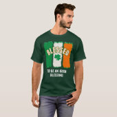SEID EIN IRISH SESSING St Patrick's Day T-Shirt (Vorne ganz)