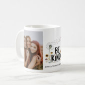 "Seid freundlich" Tasse des Blumenkohles Foto (Vorderseite Links)