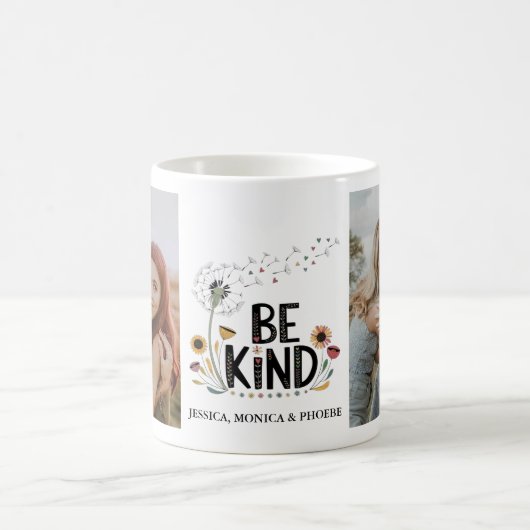 "Seid freundlich" Tasse des Blumenkohles Foto (Mittel)