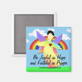 Seid froh in Hoffnung und treu im Gebet Magnet (Vorderseite/Rückseite)