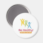 SEID gesund!! Magnet (Vorderseite/Rückseite)