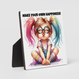 SEID GLÜCKLICH! FOTOPLATTE