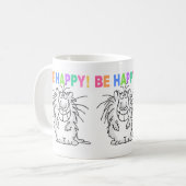 SEID GLÜCKLICH! Tasse (Vorderseite Links)