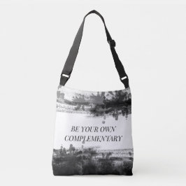 "SEID IHR EIGENER KOMPLEMENTÄR" TRAGETASCHEN MIT LANGEN TRÄGERN