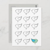Seid Ihr kleine Vogel-Postkarte Postkarte (Vorne/Hinten)