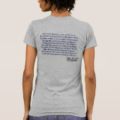 Seid ihr nicht ungleich verwittert 2 Cor 6:14 T-Shirt (Rückseite)