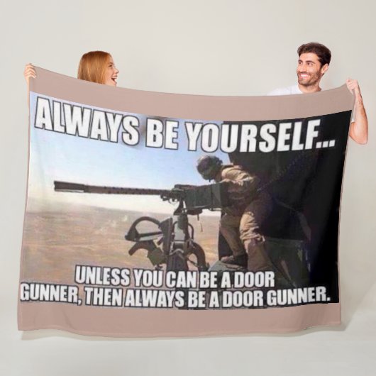 SEID IMMER SELBST FLEECEDECKE (Beispiel)