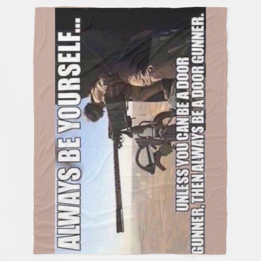 SEID IMMER SELBST FLEECEDECKE (Vorderseite)